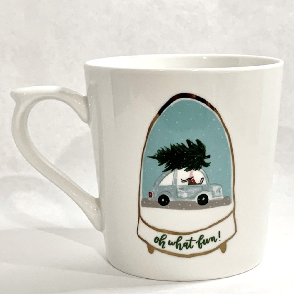 Opalhouse Oh What Fun Christmas Snow Globe Mug